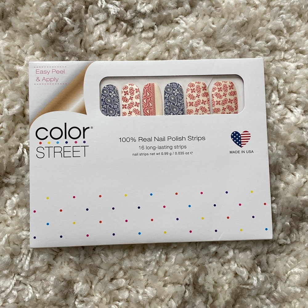 Color Street Nail Polish Strips - Going Bandanas